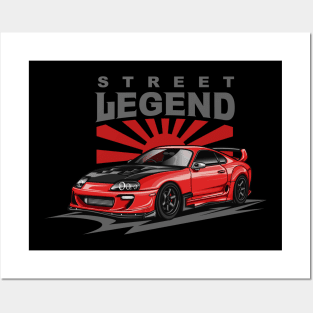 Supra A80 (Super Red) Posters and Art